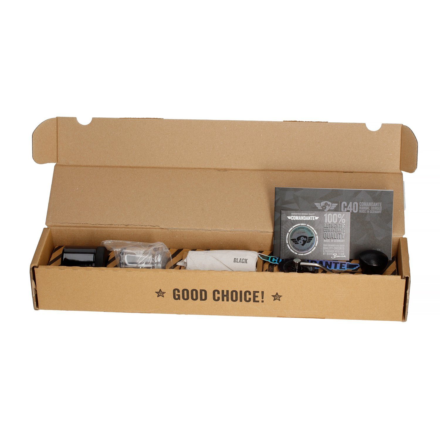 Comandante Kaffeemühle C40 MK4 Nitro Blade Classic Coating Black
