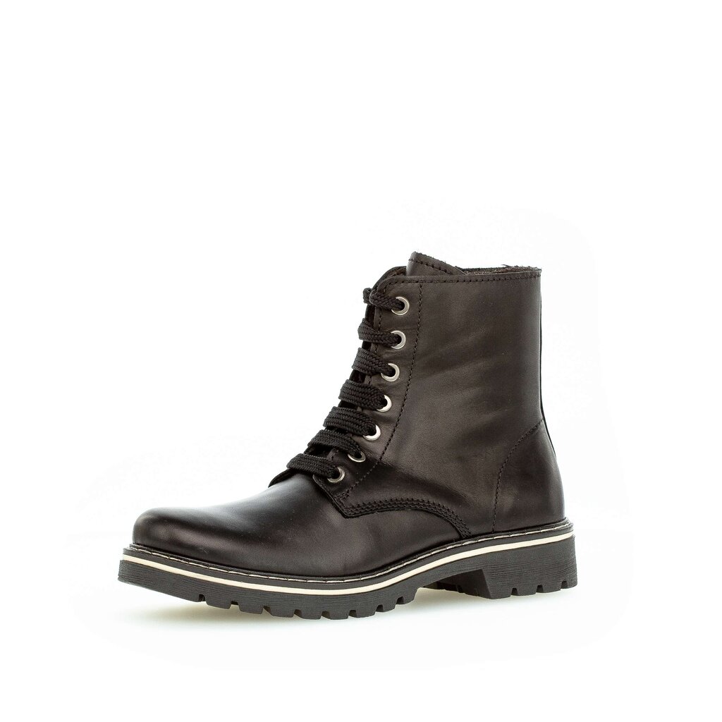 Gabor fashion Schnürstiefelette schwarz