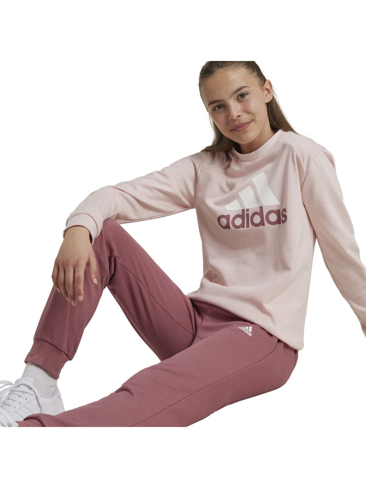Adidas Essentials Jogginganzug Kinder rosa