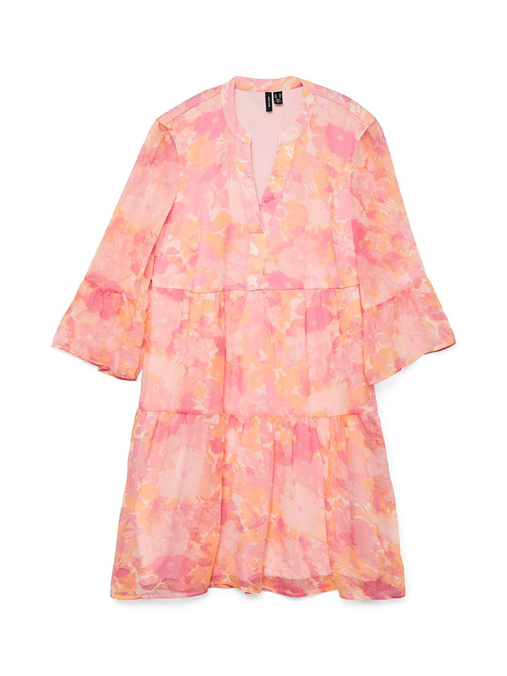 Vero Moda Kleid in Rosa/ Orange günstig kaufen