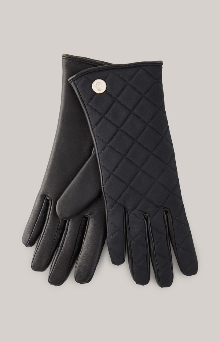 Lederhandschuhe in Schwarz