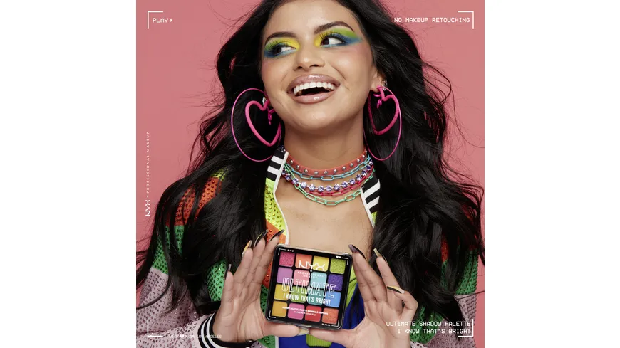 NYX PROFESSIONAL MAKEUP Lidschattenpalette I Know That’s Bright