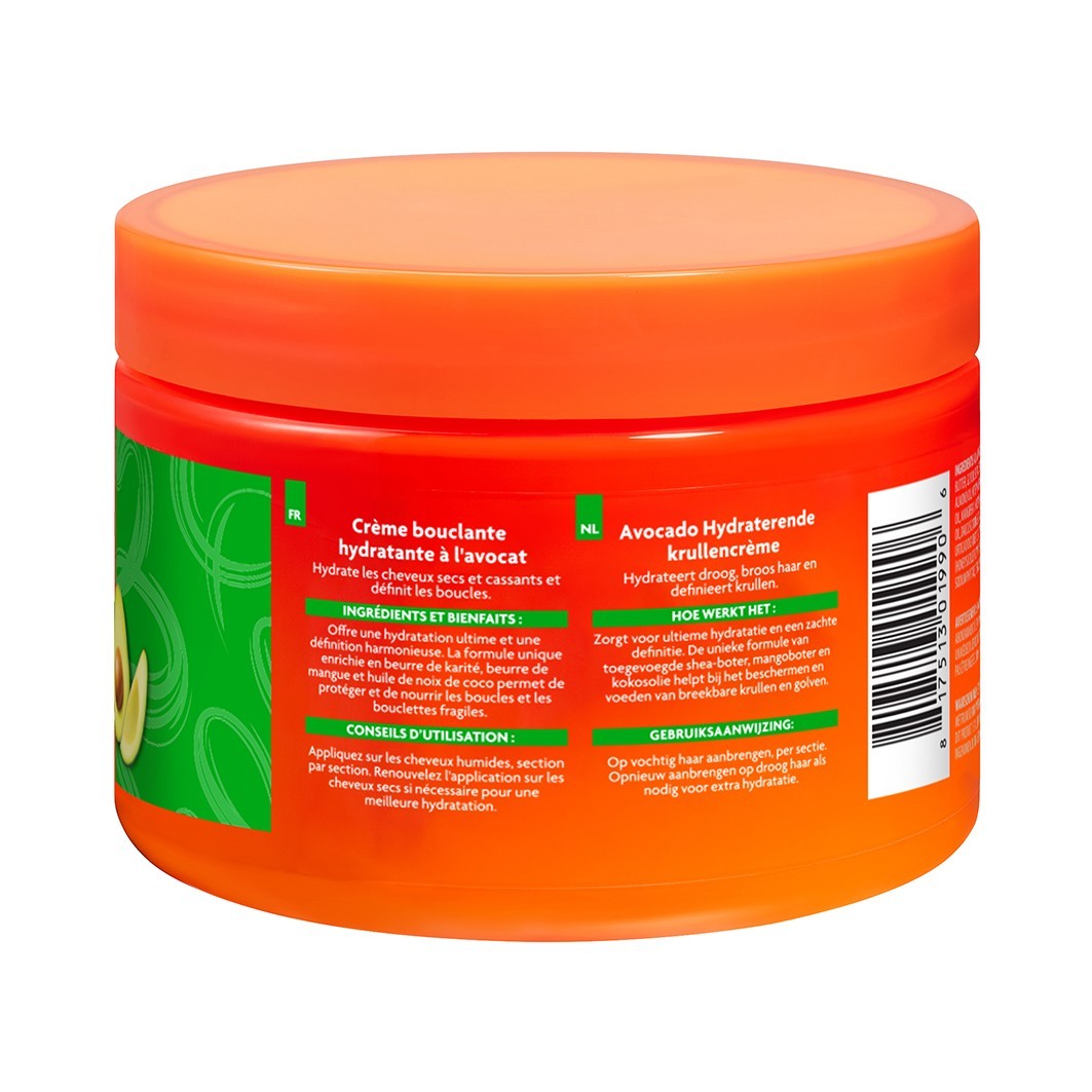 Creme hidratante para cachos com abacate da Cantu