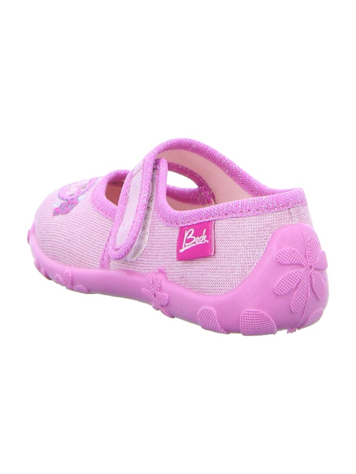 Beck Hausschuhe in Rosa günstig kaufen
