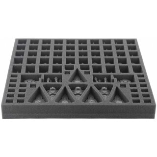 Feldherr 285 mm x 285 mm x 30 mm Schaumstoffeinlage für Brettspiele