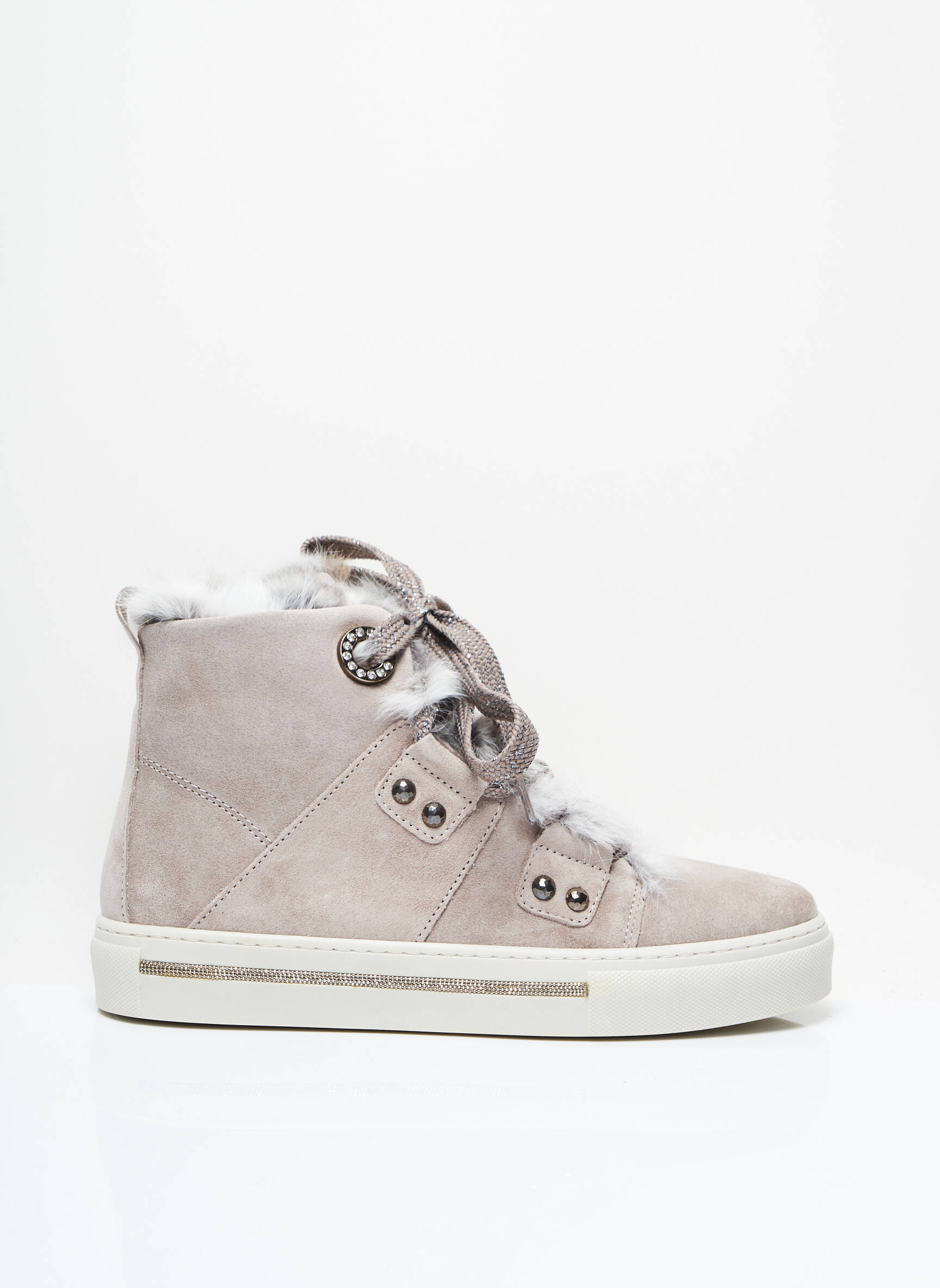 Alpe Baskets Femme couleur beige