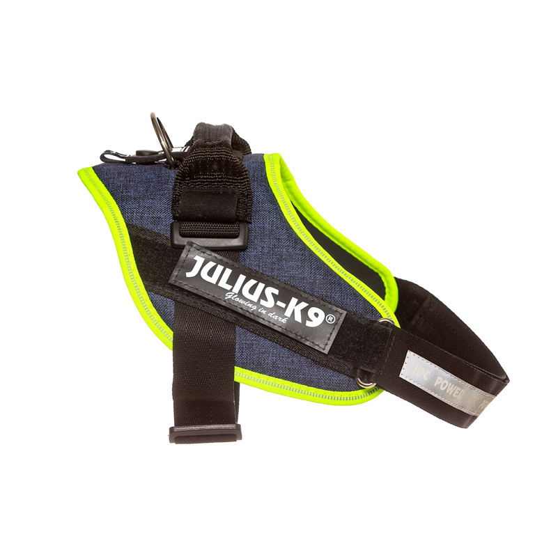 JULIUS-K9 Hundegeschirre JULIUS-K9 IDC Powergeschirr neon mix blau M