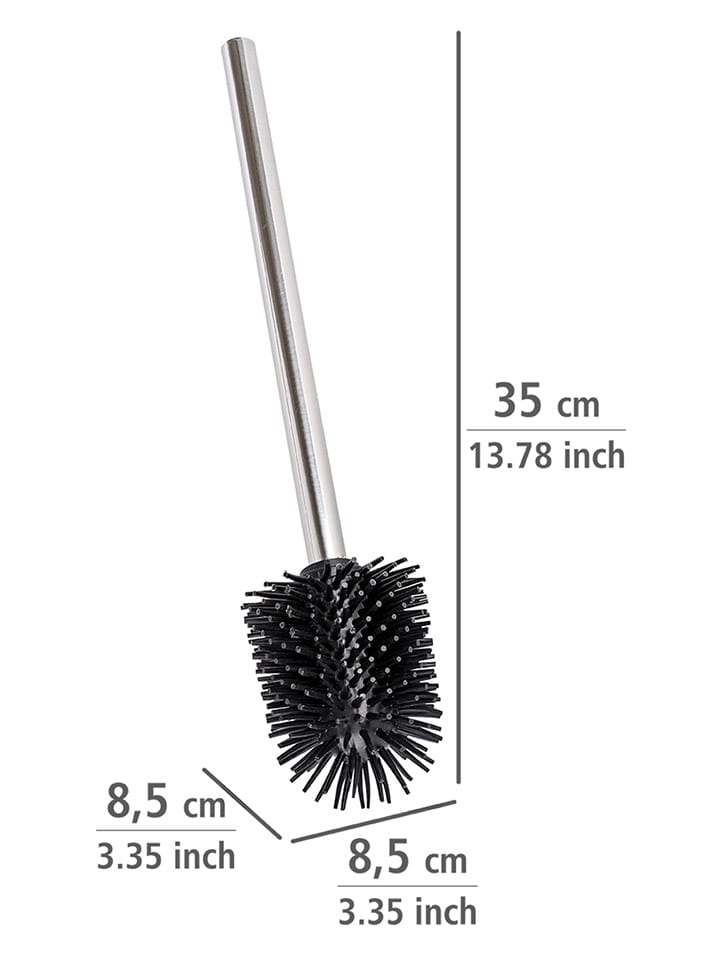 Wenko WC-Bürste in Schwarz/ Silber - (L)35 cm günstig kaufen onesize