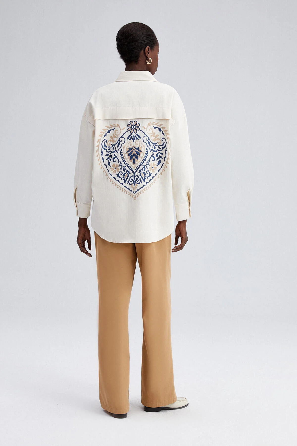 Touché Privé  Hemd - Beige - Regular Fit