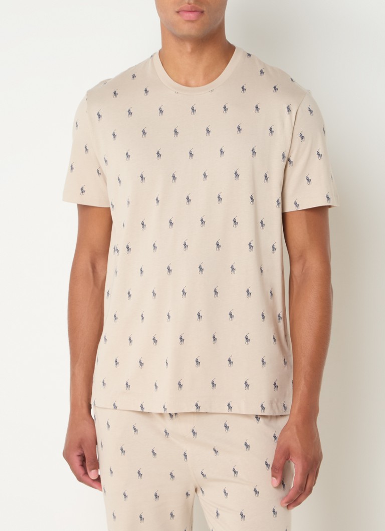 Haut de pyjama Ralph Lauren à imprimé logo