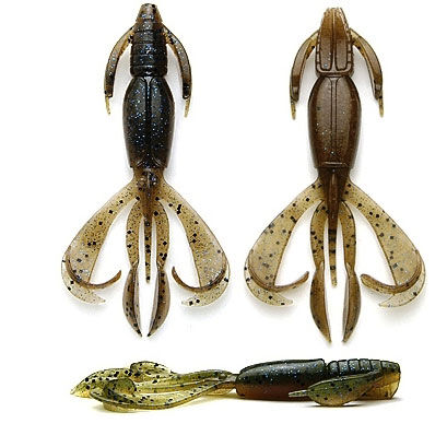Keitech Crazy Flapper Soft Crayfish Köder 7,1 cm, 3,4 g (x8)