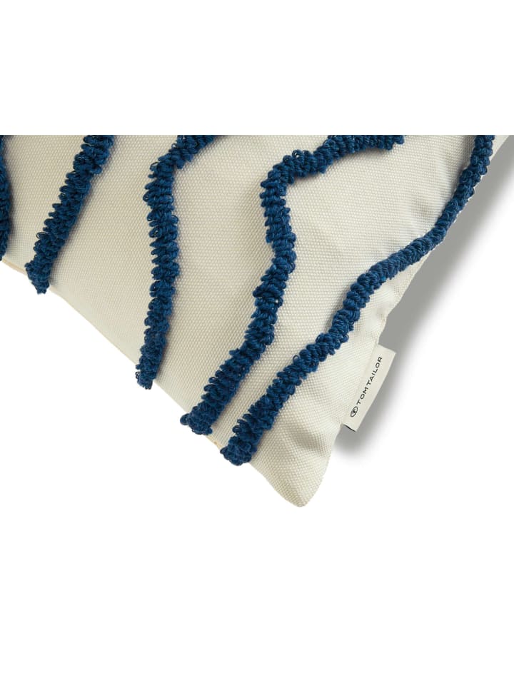 Tom Tailor Zierkissenhülle WAVY in Blau günstig kaufen 45 x 45 cm