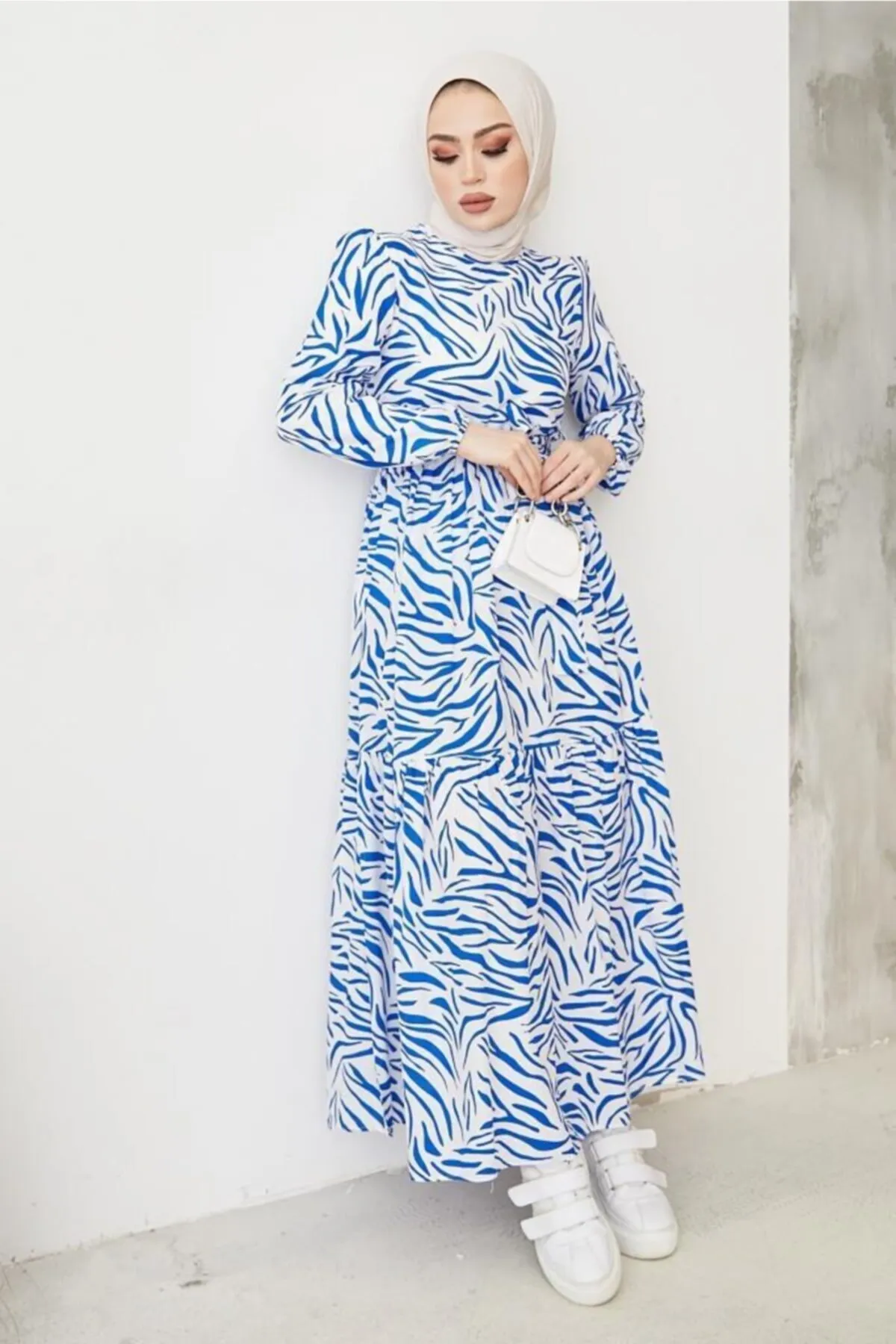 benguen  401 Kleid mit Zebramuster