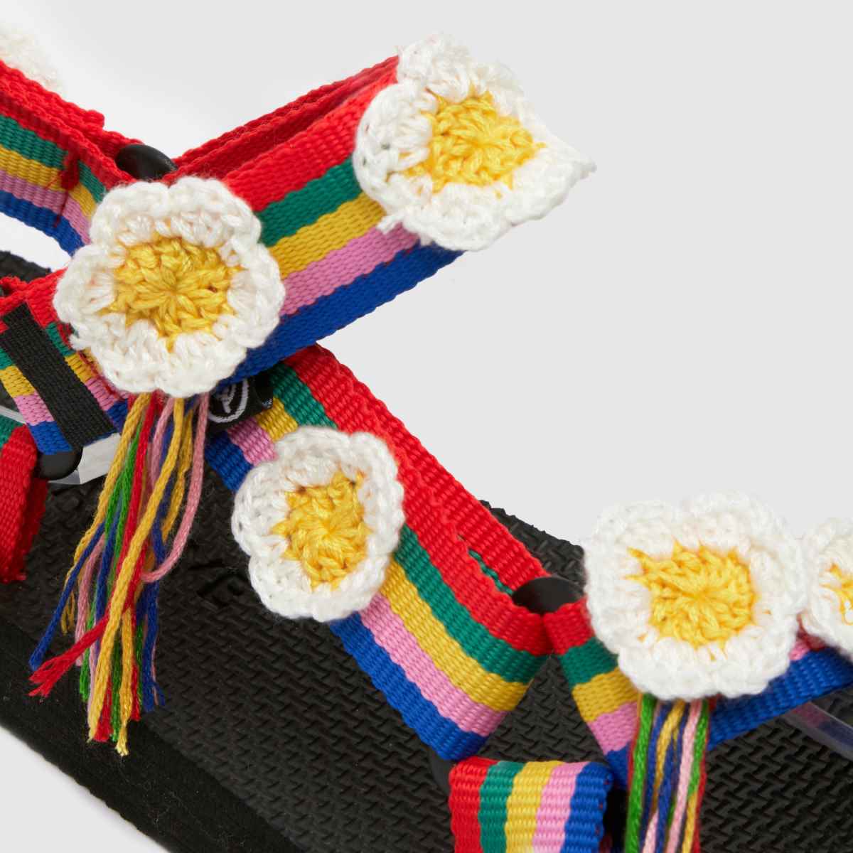 ARIZONA LOVE – Trekky – Randiga sandaler i flerfärgat material
