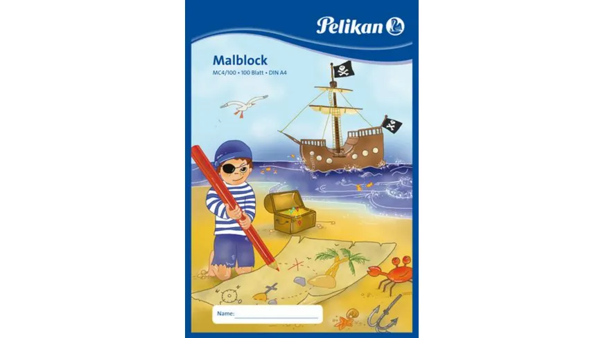 Pelikan Malblock A4 sortiert 100 Blatt 70g/qm