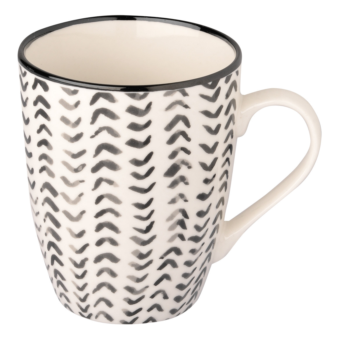 Tasse mit grafischem Muster