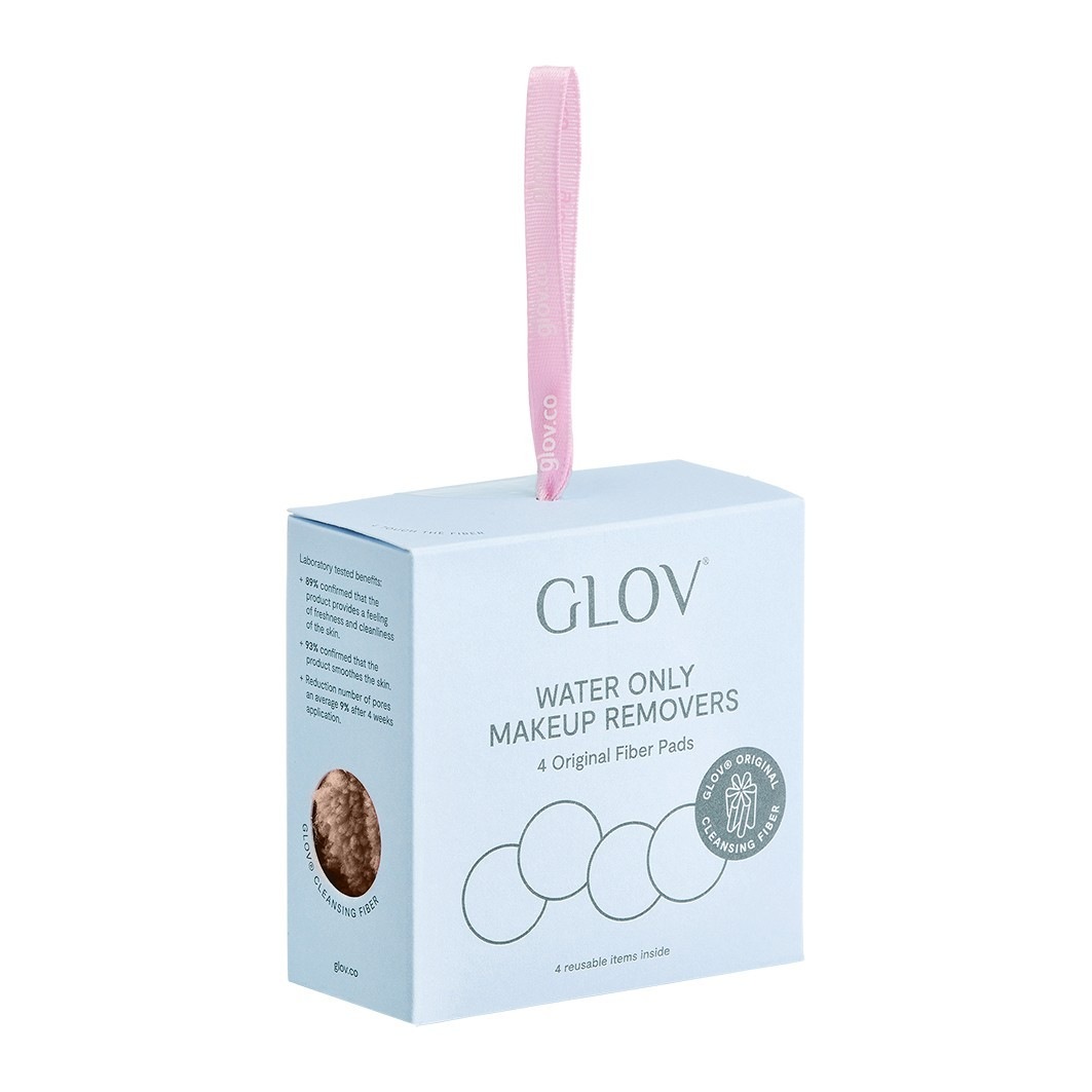 Serviettes hygiéniques GLOV pour tous types de peau, fibres, paquet de 4