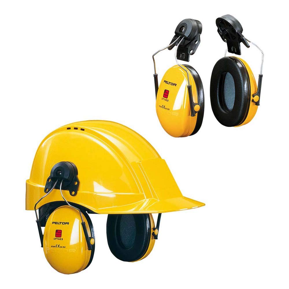 3M 6.21.25.110.00 Peltor Optime II Earmuffs Helmet Mount