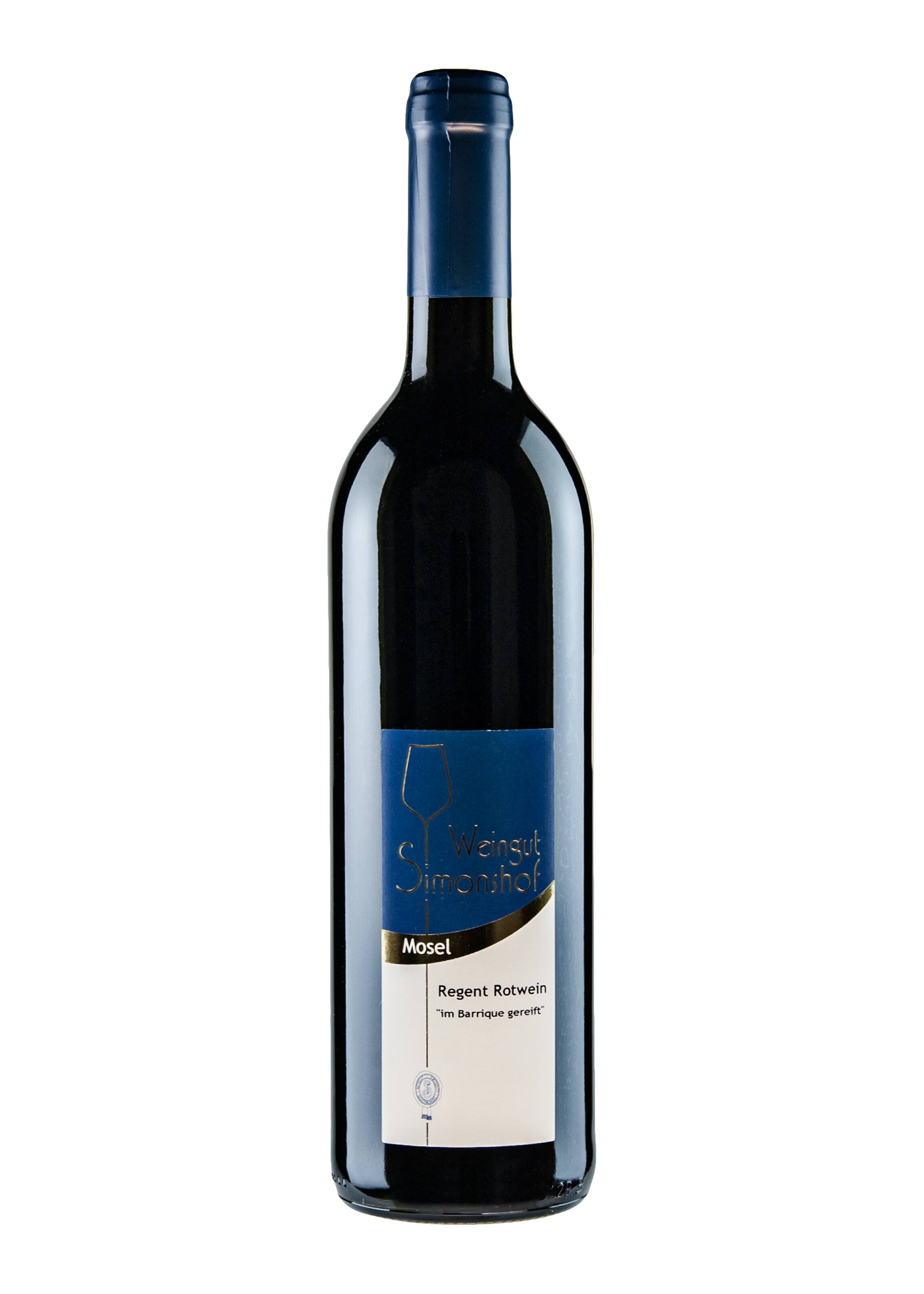 Weingut Simonshof Regent Rotwein im Barrique gereift 2017