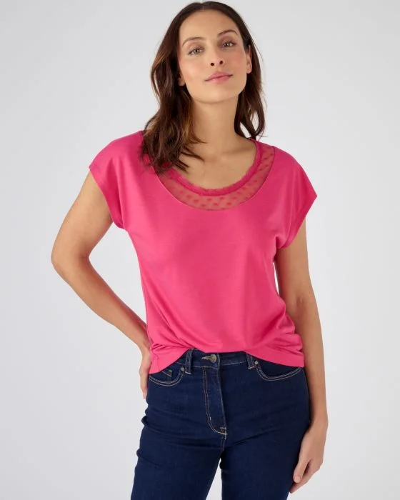 T-shirt Thermol'love tulle plumetis