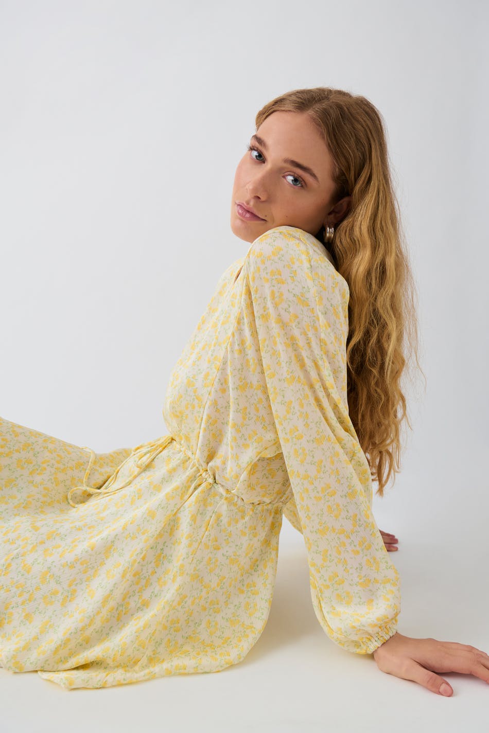 Mini drawstring dress