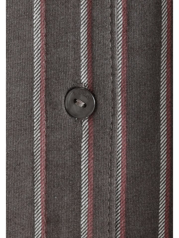 s.Oliver Shorty in anthrazit-gestreift günstig kaufen 32/34