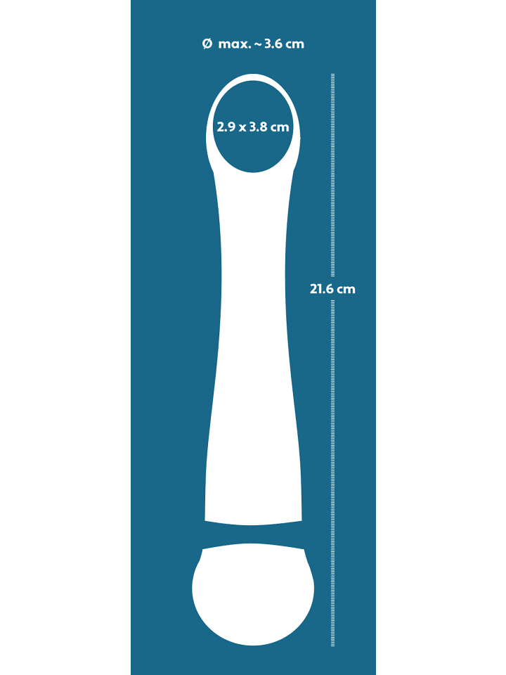 You2Toys Vibrator Hot 'n Cold Vibrator in türkis günstig kaufen 21,5 cm