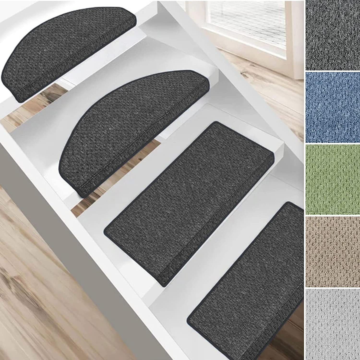 Stufenmatte Baleno, Erhältlich in vielen Farben & Größen, Treppenschutz, casa pura, Rechteckig, Höhe: 5 mm