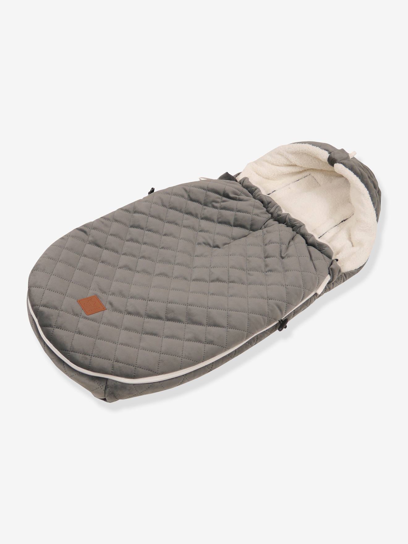 Chancelière coque Velvet Hoody KAISER grey
