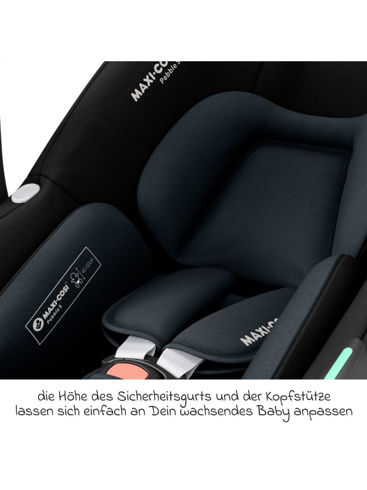 Maxi-Cosi Babyschale Pebble S i-Size ab Geburt - 15 in schwarz günstig kaufen onesize