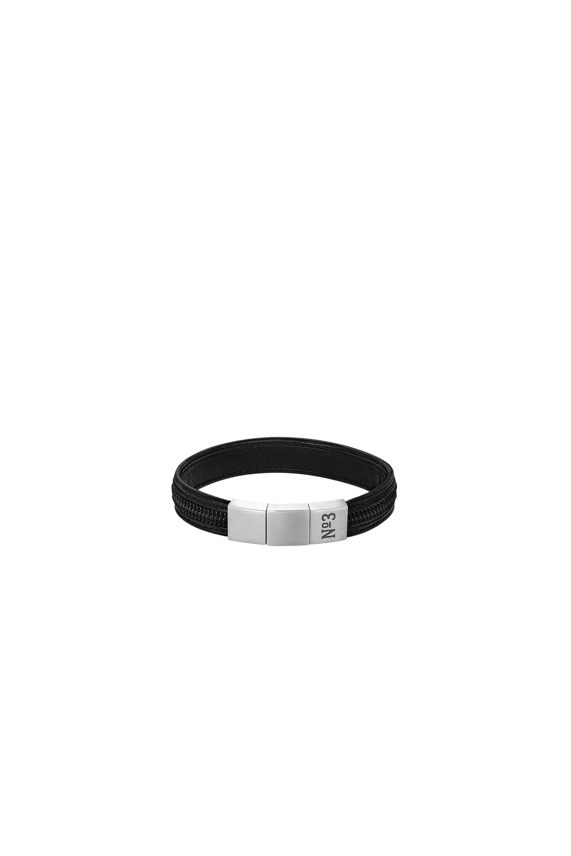 N 3 Bracelets Homme couleur marron