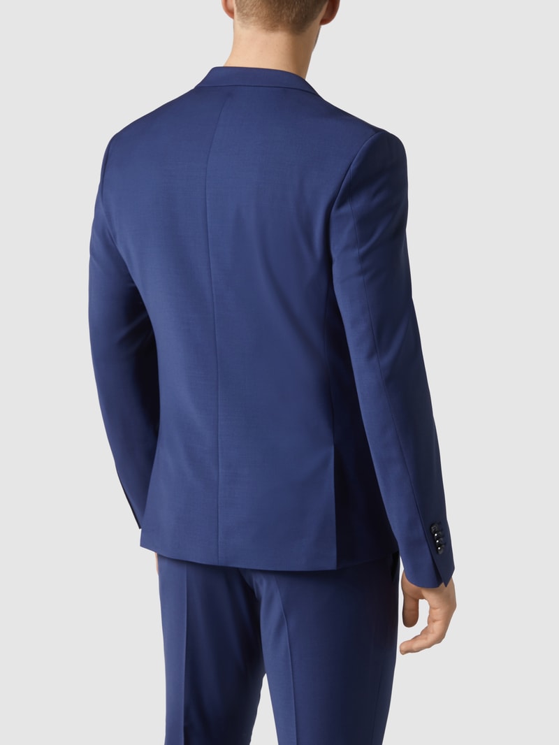 Slim Fit 2-Knopf-Sakko mit Stretch-Anteil Modell 'CiCastello' - 'CIPOWERSTRETCH' in royalblau