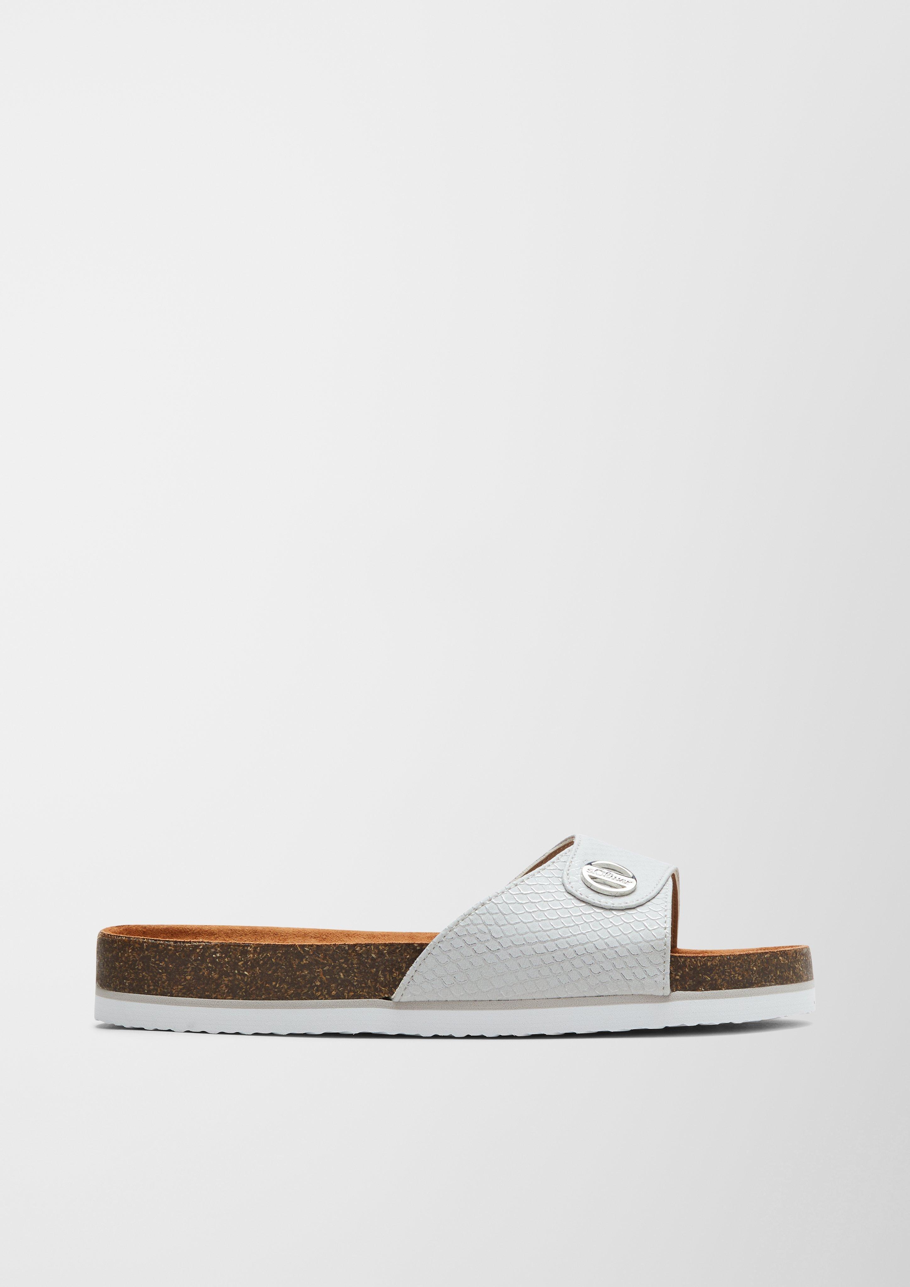 Pantoletten mit Metallic  6005684-242