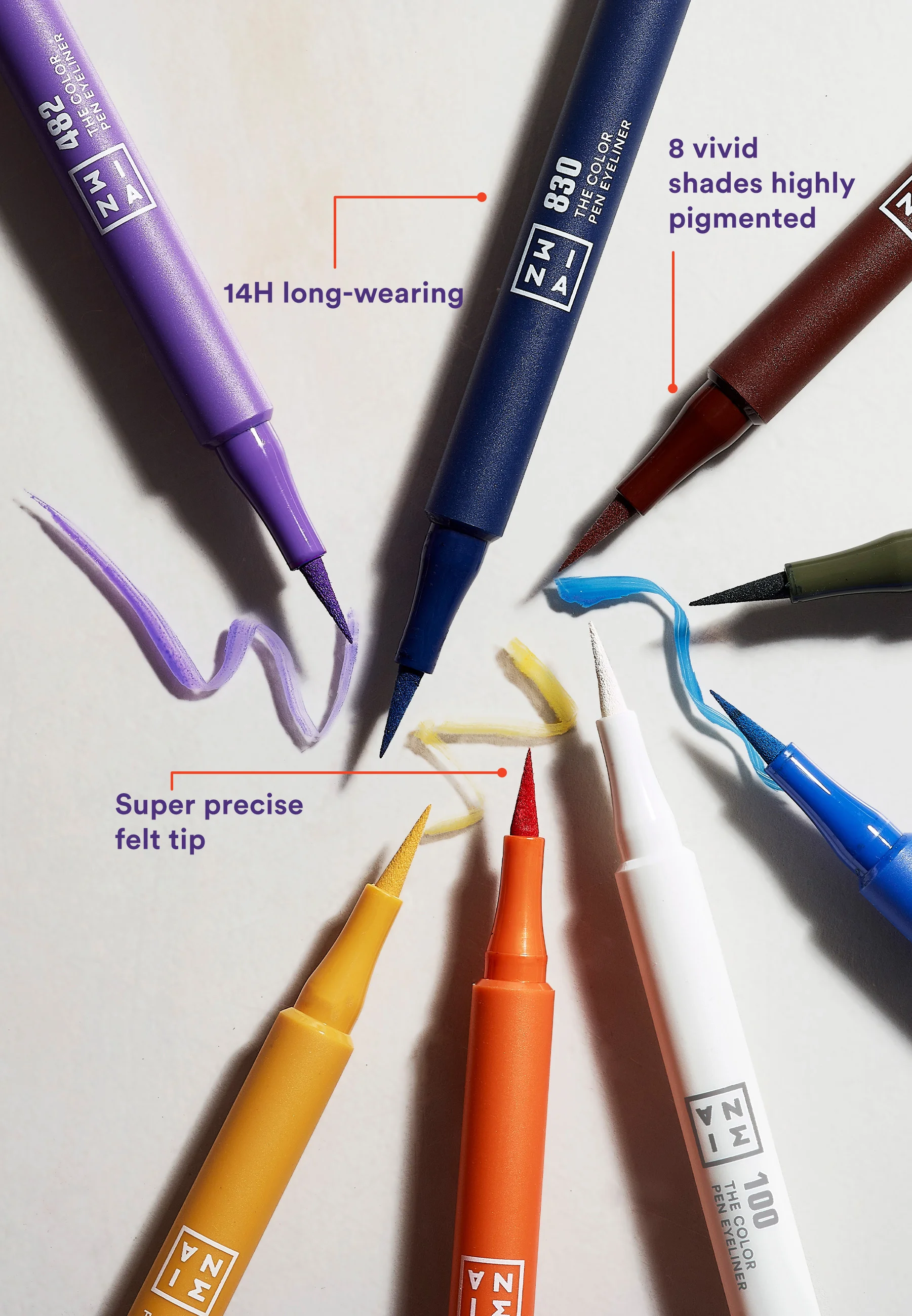 3ina THE COLOR PEN EYELINER - Delineador de ojos