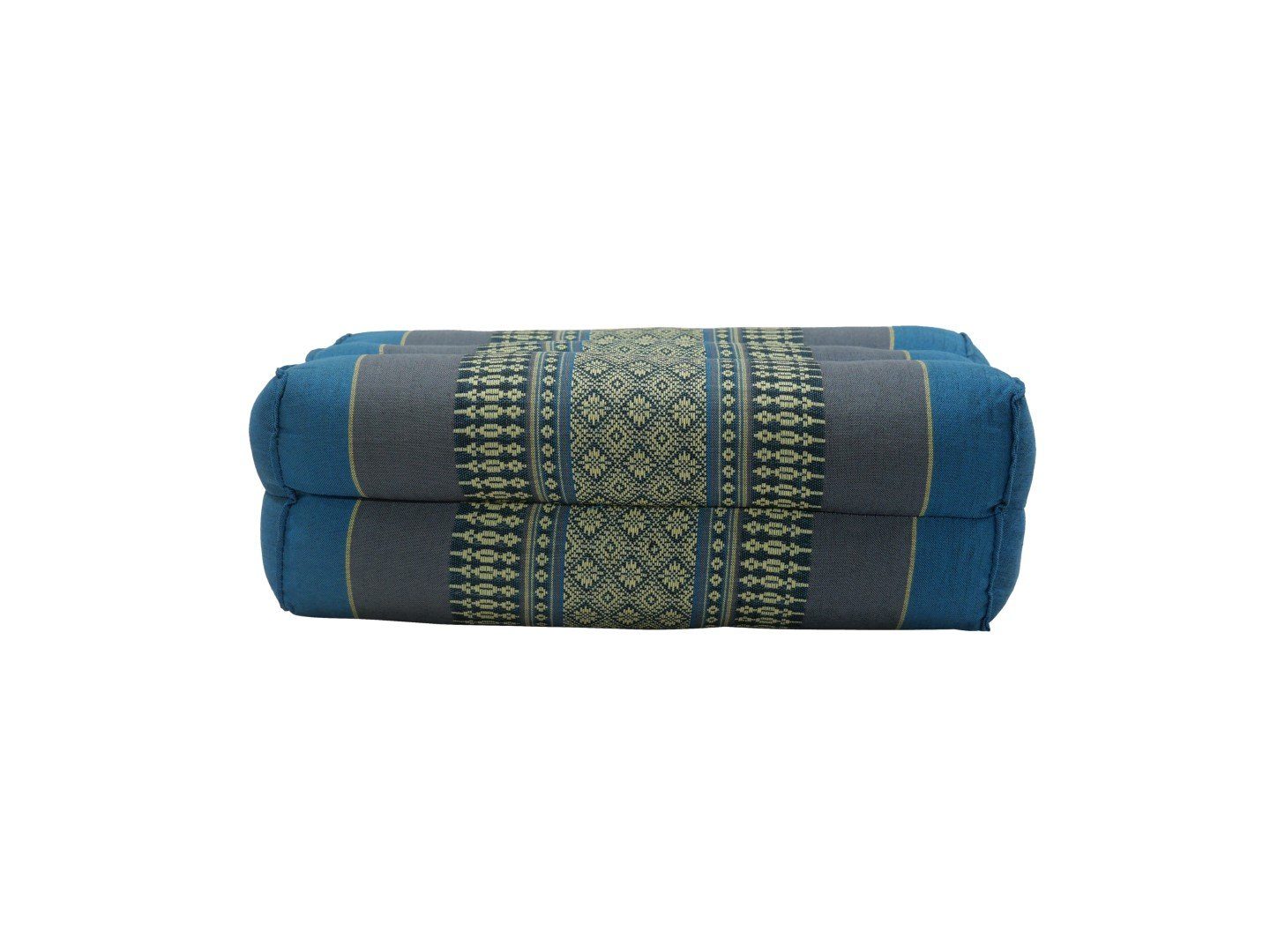 my Hamam Yogakissen Meditationskissen Yogakissen Meditationsblock, türkis-blau, angenehm, weich, unterstützend