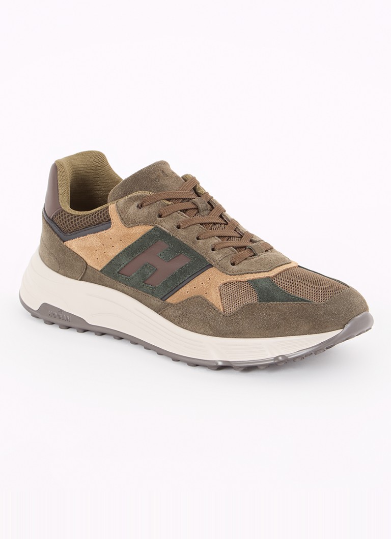 Tênis Hogan Hyperlight em camurça com detalhes em mesh