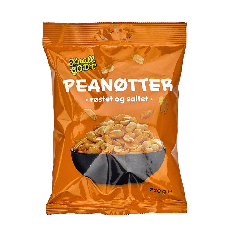 KnallGodt Peanøtter 250 g Knalllgodt