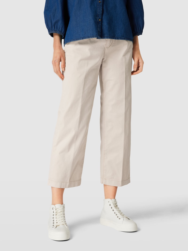 Jeans in verkürzter Passform Modell 'RICH CULOTTE' in kitt