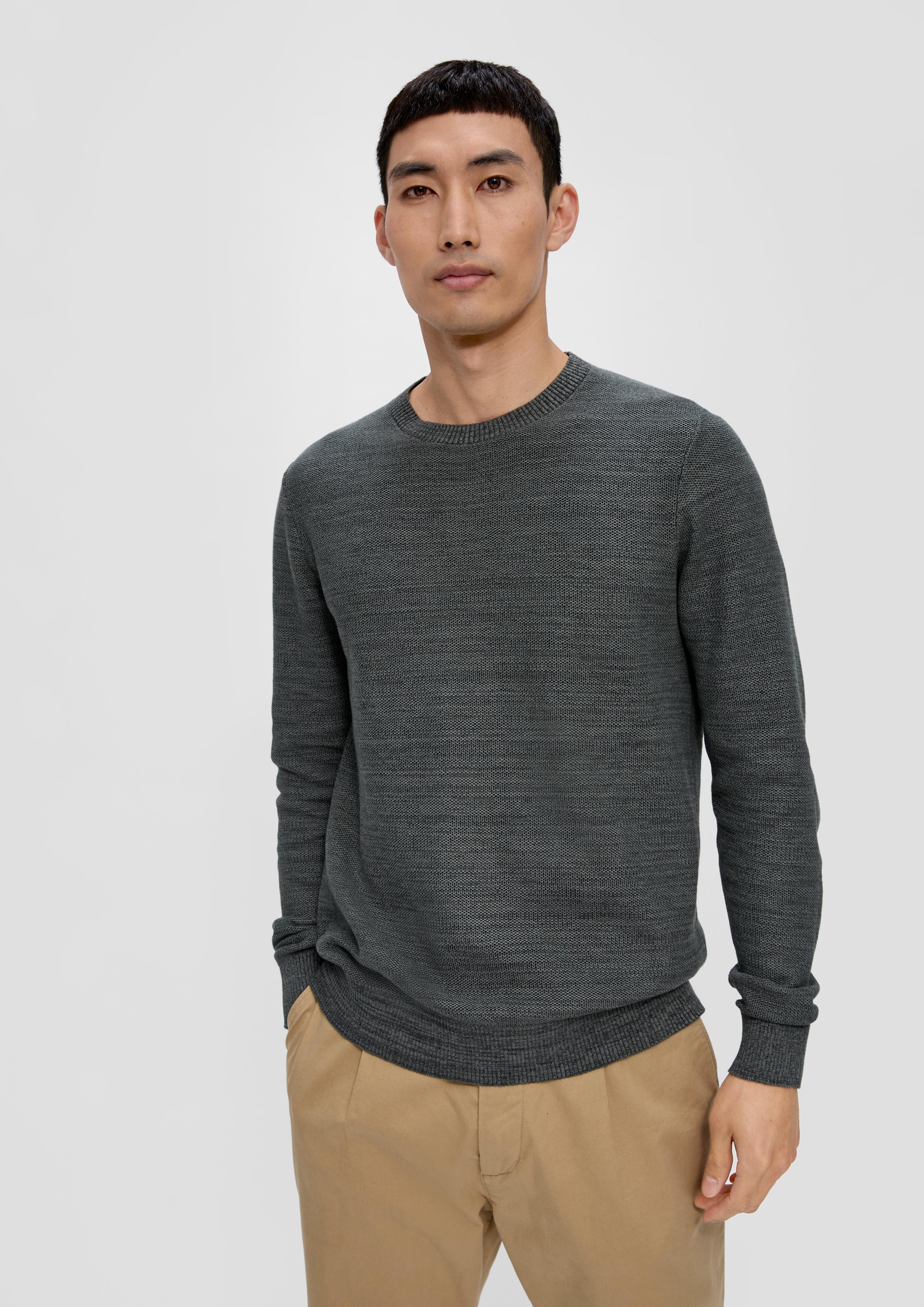 Feinstrickpullover aus Baumwolle  2134589-98X0