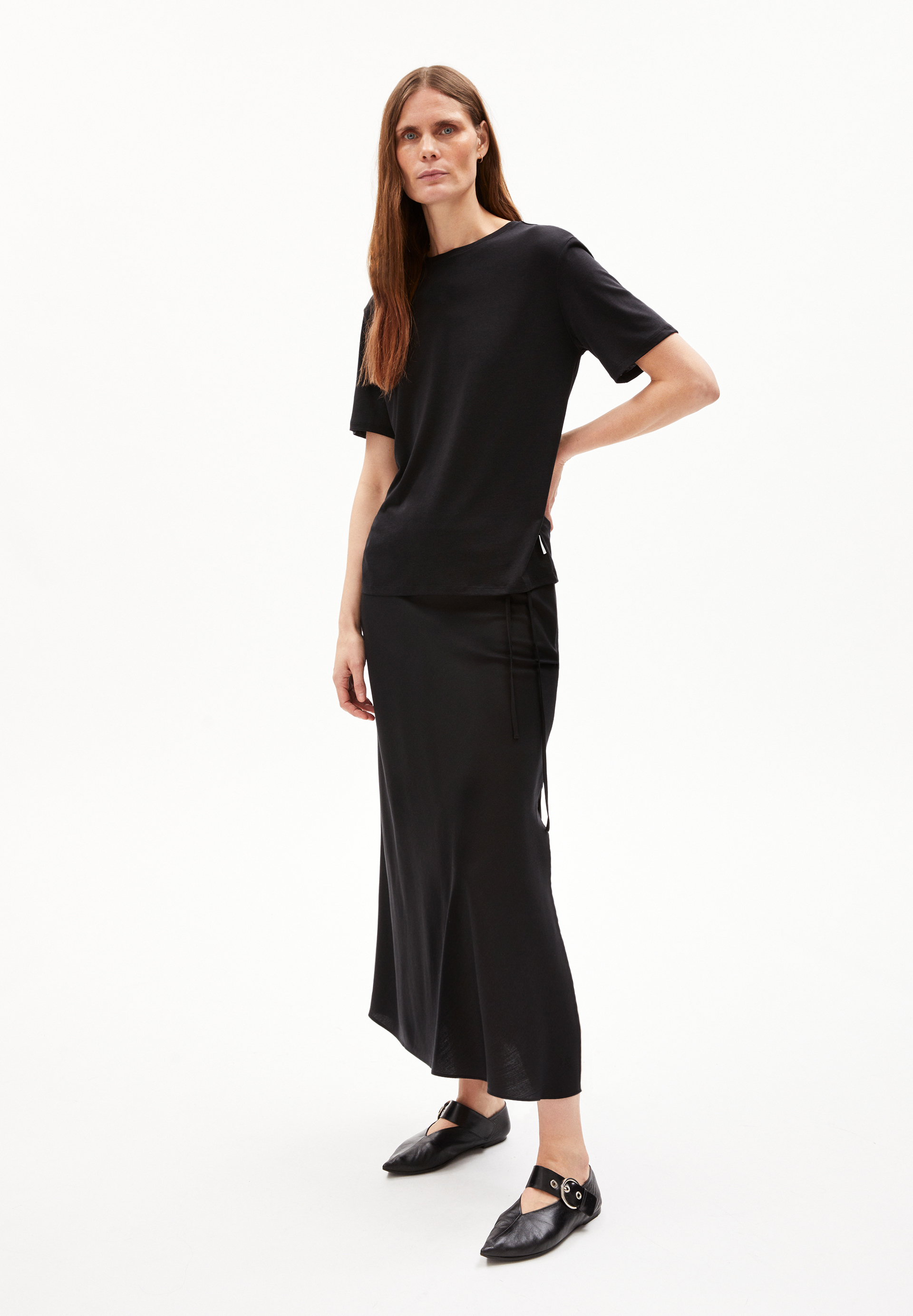 T-Shirt Regular Fit aus TENCEL™ Lyocell Mix