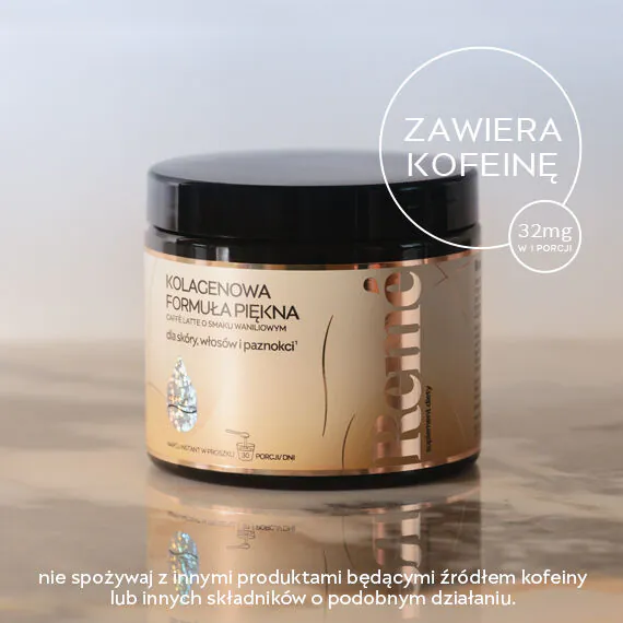 Reme Collagen Beauty Formula Caffe Latte prah s okusom vanilije 150 g