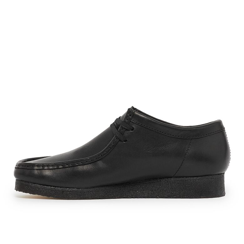 Clarks Wallabee black leather