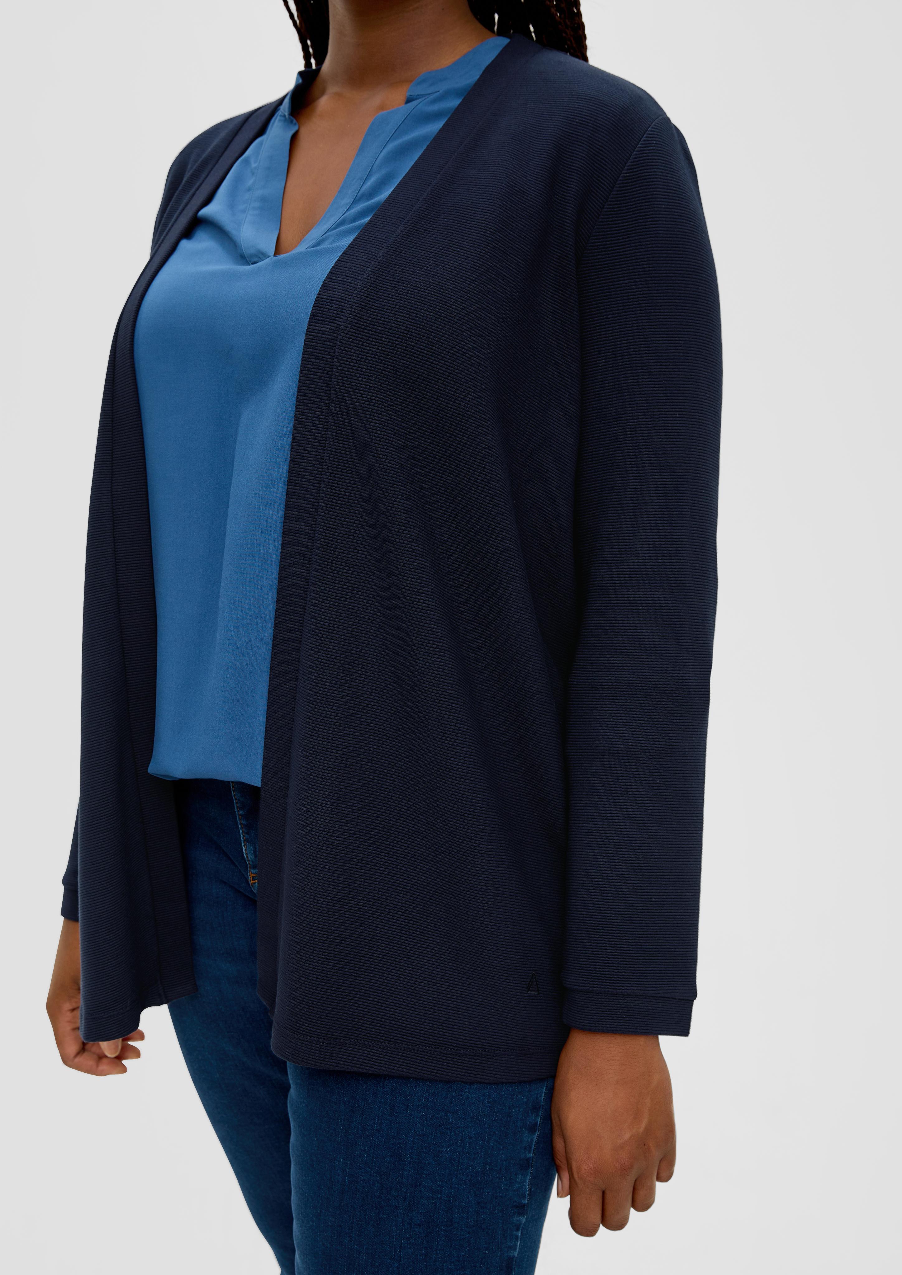 Shirtjacke mit Ottomanstruktur  2135907-5959