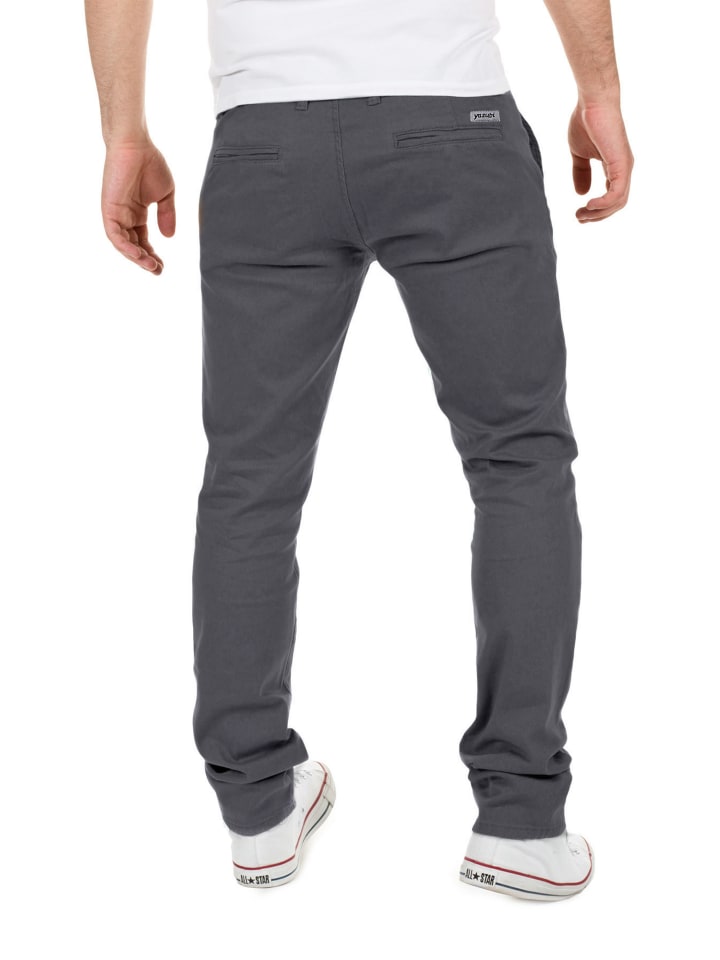 Yazubi Chinohose Dustin in Grau günstig kaufen