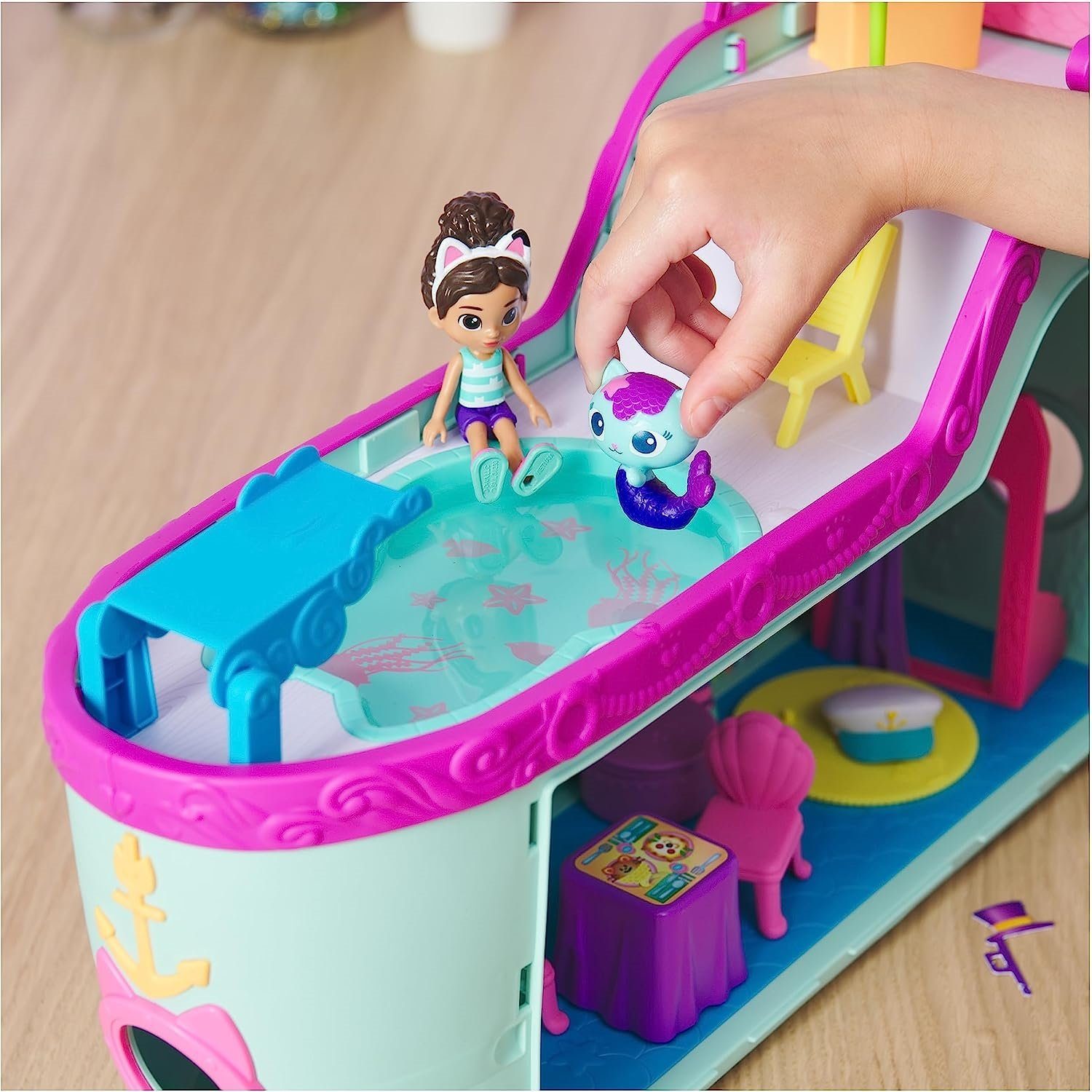 Spin Master Spielfigur 6068572 Gabby's Dollhouse Kreuzfahrtschiff