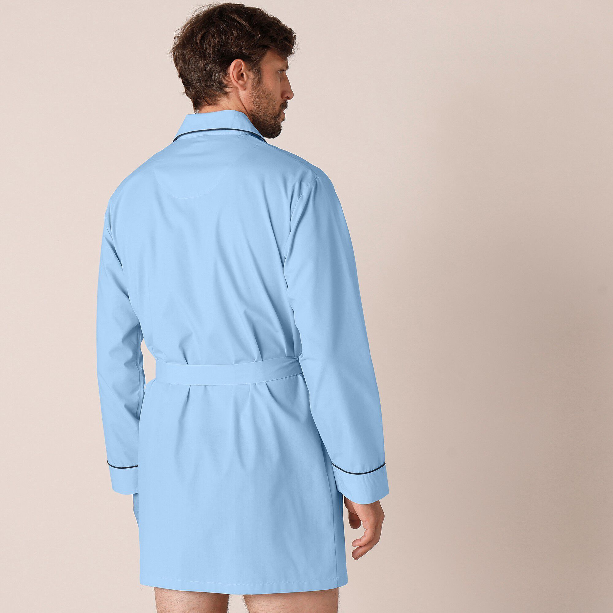 Veste de pyjama popeline boutonnée