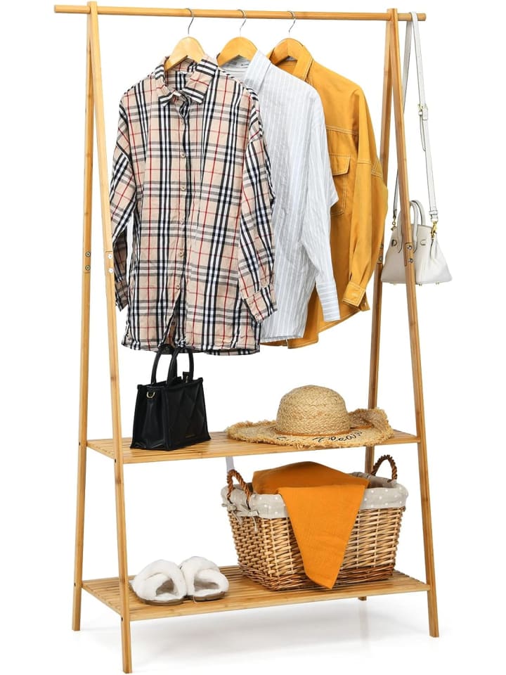 COSTWAY Kleiderständer 160cm in Beige günstig kaufen 160 cm
