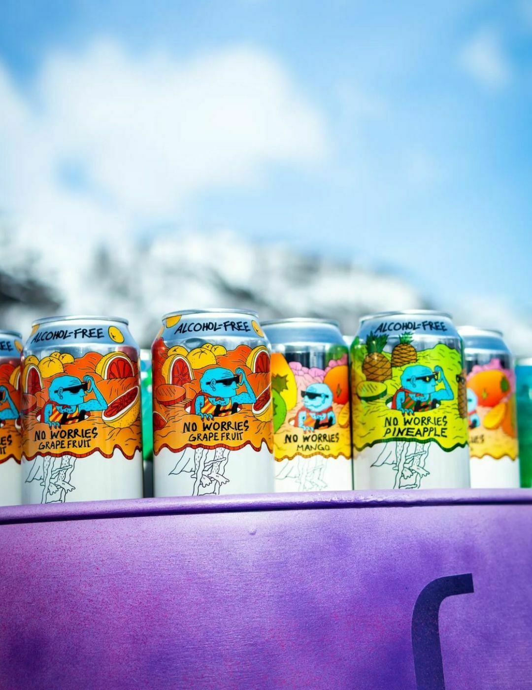 Lervig : No Worries Grape Fruit - Gueule de joie 0.5° |  33 cl