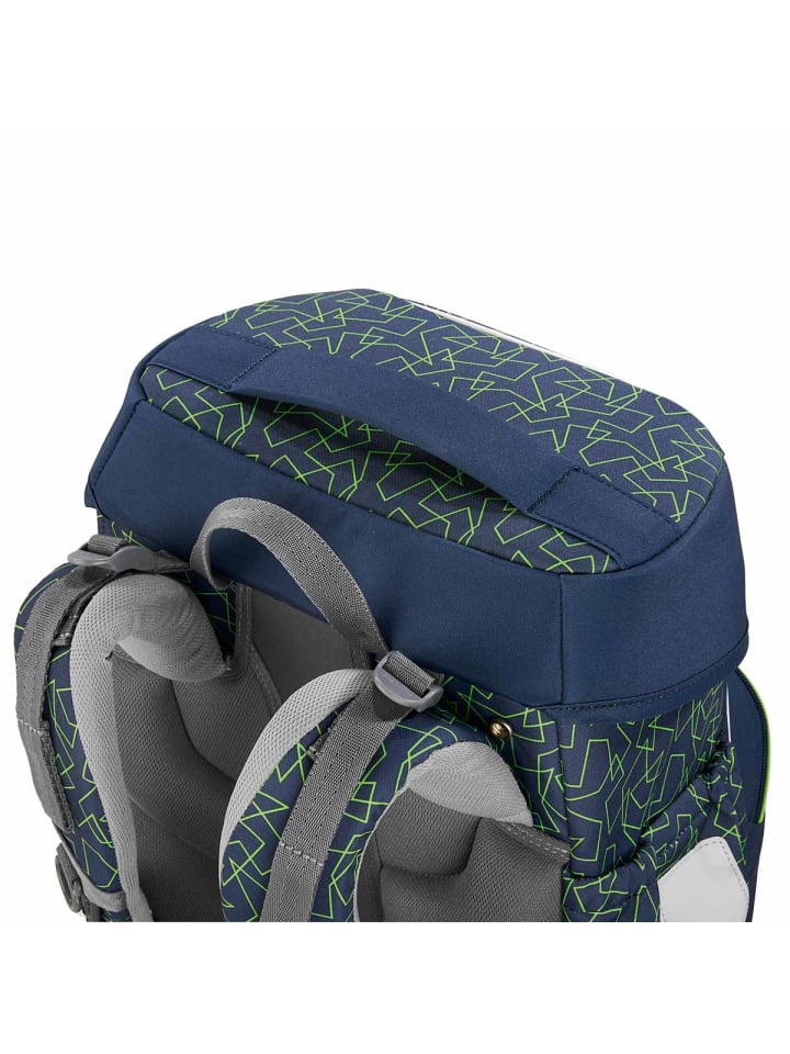 Step by Step Grundschulranzen-Set BASIS Green Geometric 4-teilig in Grün günstig kaufen onesize
