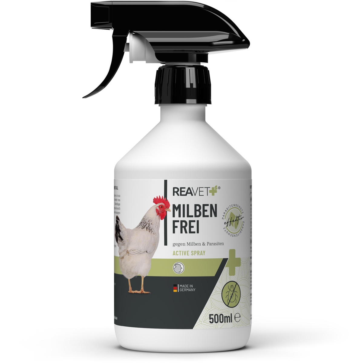 REAVET Floh- & Zeckenmittel REAVET Milben Frei Spray für Hühner 500ml